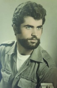 אלי קריפור בעת גיוסו לצבא