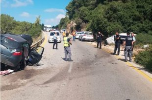 תאונה קטלנית כביש יודפת הררית 2018-06
