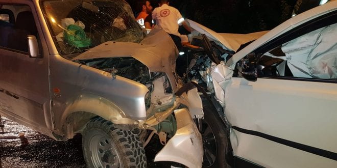 תאונה כביש עוקף 3 פצועים 2018-08-08
