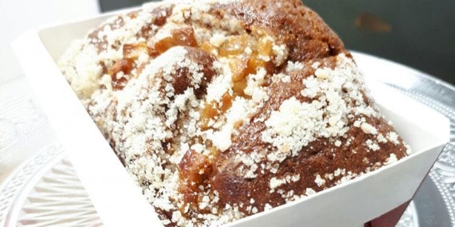 עוגת דבש קרמבל תפוחים צילום: גל פוני