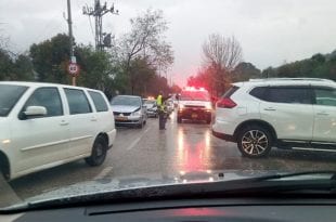 תאונה כביש עוקף תעשייה כרמיאל 2019-01-18 צילום יונית ביטון כהן