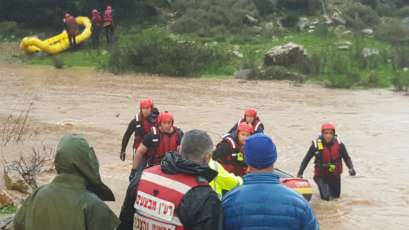 חילוץ נעדר נחל חילזון יחידת חילוץ כיבוי צילום דוברות כבאות והצלה 2019-01