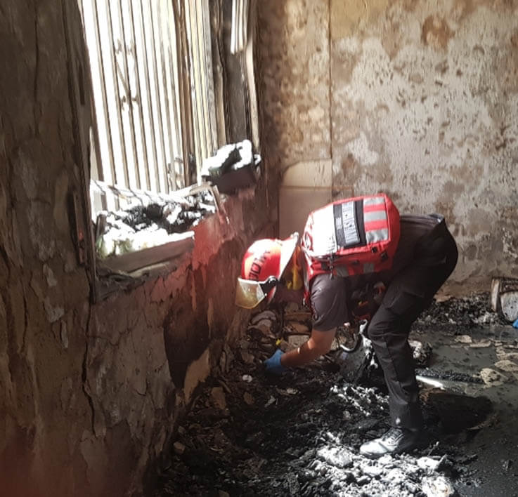 שריפה בית צפת דוברות כיבוי אש 2019-05