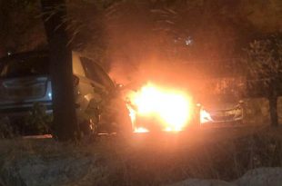 רכב פיצוץ שריפה 2019-06