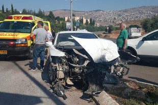 תאונה כיכר בית הכרם כיכר החמור כרמיאל 2019-06-11
