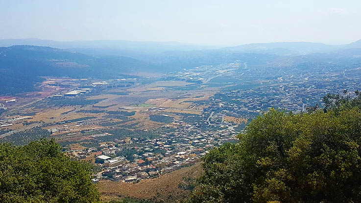 תצפית נוף ראמה לכיוון בקעת בית הכרם