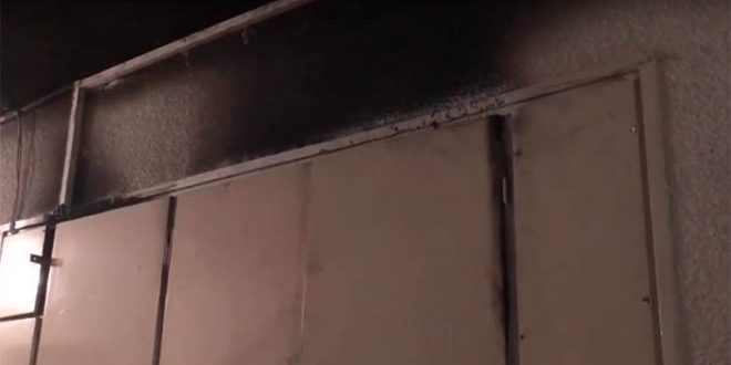 ארון חשמל שרוף בניין מגורים כרמיאל רחוב הגליל
