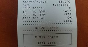 נשיפון בדיקת אלכוהול כרמיאל צילום דוברות המשטרה