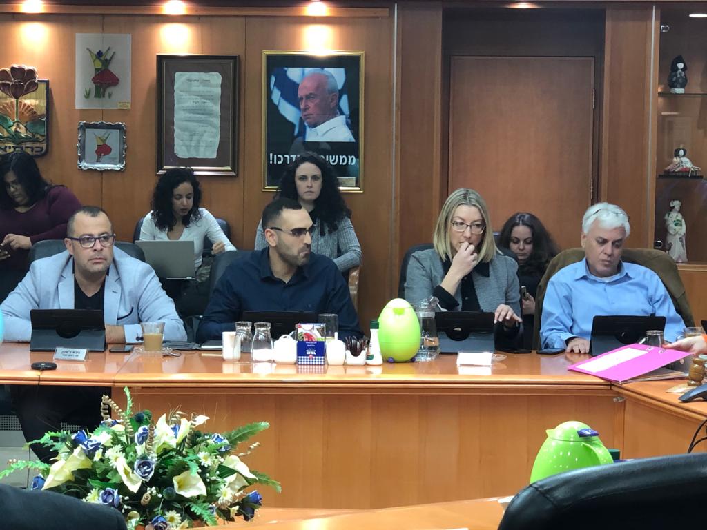 חברי מועצת העיר כרמיאל ישיבה דיון