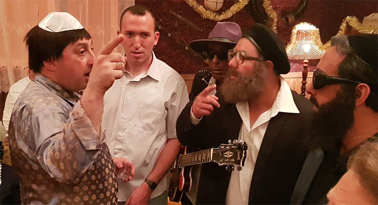 לירן יקוטי על הסט של שנות השמונים. צילום פרטי