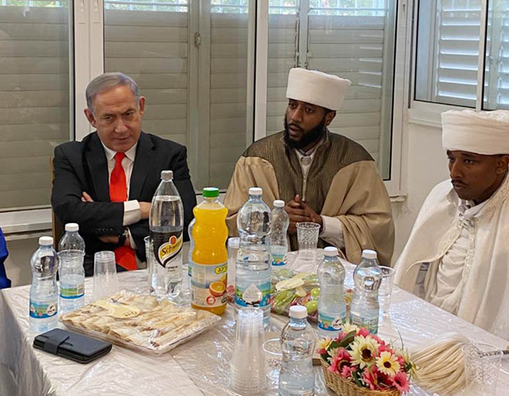 ראש הממשלה בנימין נתניהו אצל קייס אפרים לאווי. צילום לשכת ראש הממשלה 2