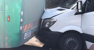 תאונה שדרות נשיאי ישראל רכב הסעות אוטובוס