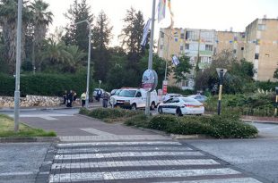 תאונה כיכר הדקל שדרות נשיאי ישראל