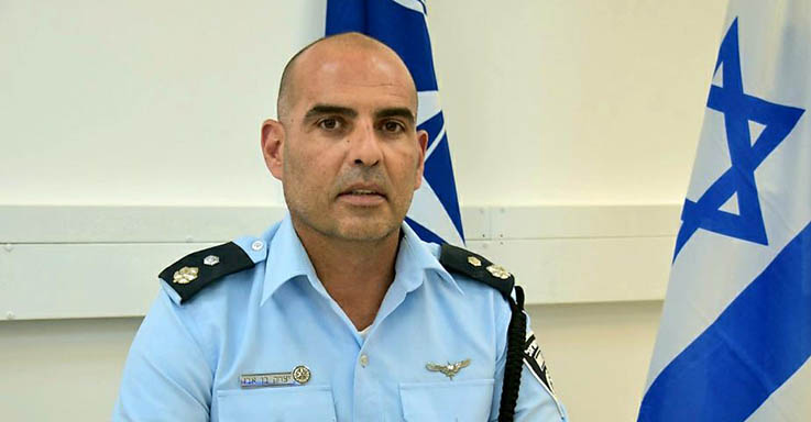 סנצ איציק בן אבו מפקד משטרת כרמיאל צילום דוברות המשטרה