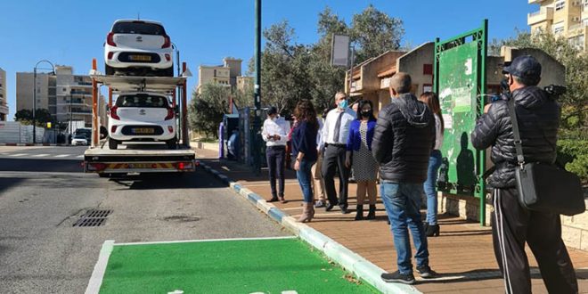 רכב שיתופי בכרמיאל צילום דוברות עיריית כרמיאל