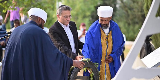 טקס יום הזיכרון ליהודי אתיופיה שניספו בדרך לישראל. צילום אייל מן