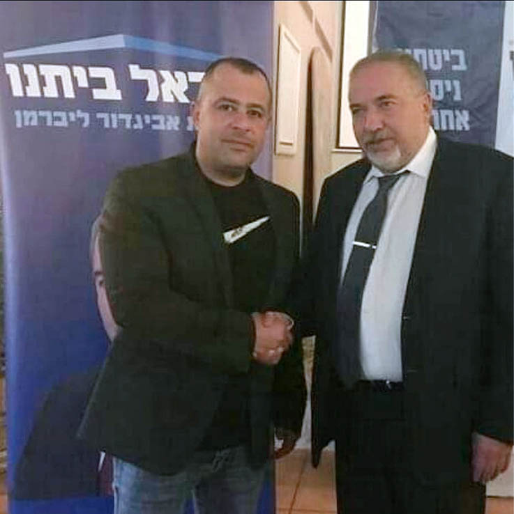 גיורא צ׳שקין עם השר אביגדור ליברמן