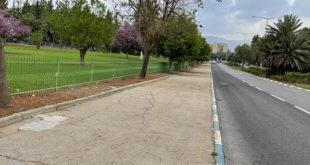 אין חניית נכים. שדרות נשיאי ישראל צמוד לפארק אופירה