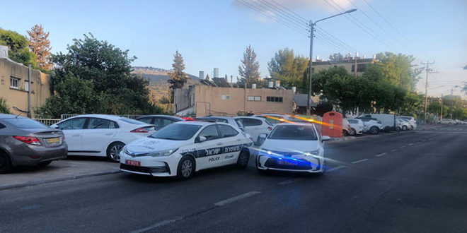 משטרה זיקוקין רחוב צהל כרמיאל 2021-09
