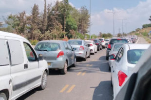 פקק עומס תנועה צילום פרטי 202109