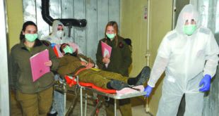 תרגיל צבאי התרעה אזעקה 2017 במרכז הרפואי לגליל נהריה