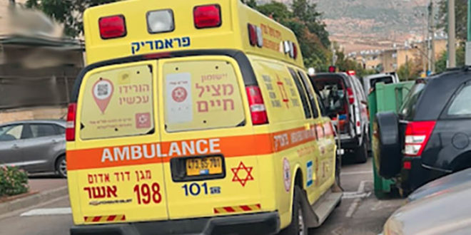 ניידת טיפול נמרץ מגן דוד אדום. צילום פרטי 2021-11