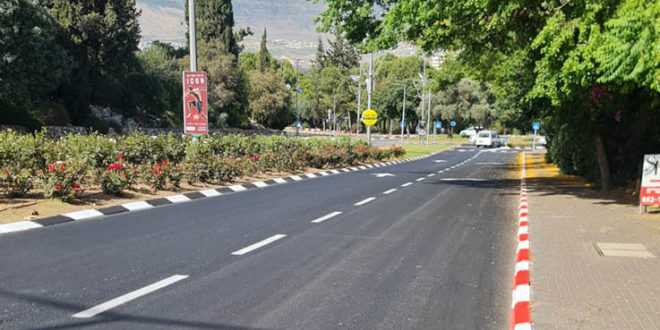 רחוב כביש בכרמיאל נוף בינוי צילום עיריית כרמיאל