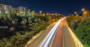 כרמיאל לילה כביש צילום ארטיום ז׳יבטין