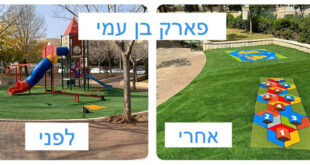 פארק בן עמי אחרי שדרוג