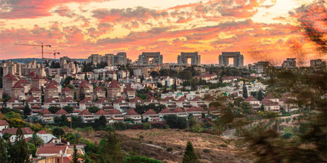שכונות הגליל ורבין בשקיעה צילום ארטיום ז׳יבטין