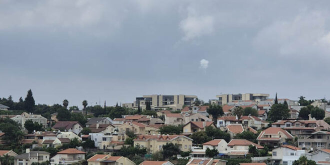 יירוט מעל שמי כרמיאל. צילום אברהם רבינוביץ'