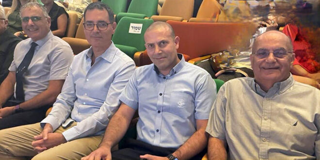 מפגש הוקרה של משרד הבריאות לעובדי ומתנדבי מערכת הבריאות בצפון - דר מרדכי דיין, רונן נודלמן, משה בר סימן טוב ואלי כהן