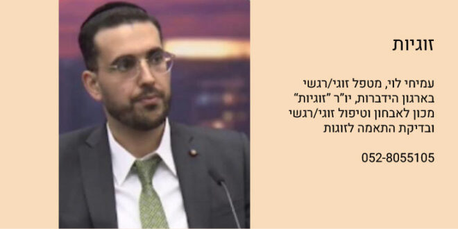 עמיחי לוי מדור זוגיות