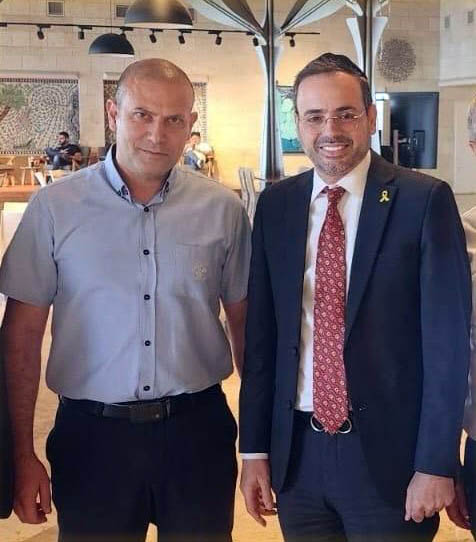 רונן יחד עם שר הבריאות אוריאל בוסו במפגש הוקרה של משרד הבריאות לעובדי ומתנדבי מערכת הבריאות בצפון