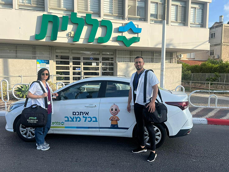 שאדי אסדי ושרין בשיר בדרך לחסן מטופלים נגד השפעת