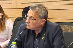 ראש העיר משה קונינסקי בישיבה בכנסת. צילום דוברות העירייה