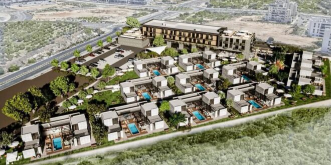 מלון הצוק בכרמיאל (הדמיה: אדר' גיא ארבל, אורן אדריכלים)